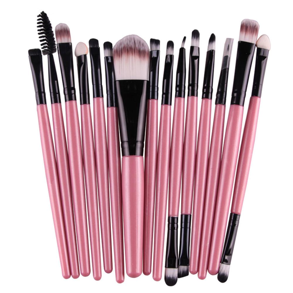 MAANGE 6/15 Pcs Makeup Brushes Tool Set Cosmetic Powder Eye Shadow Foundation Blush Blending Beauty Make Up Brush Maquiagem