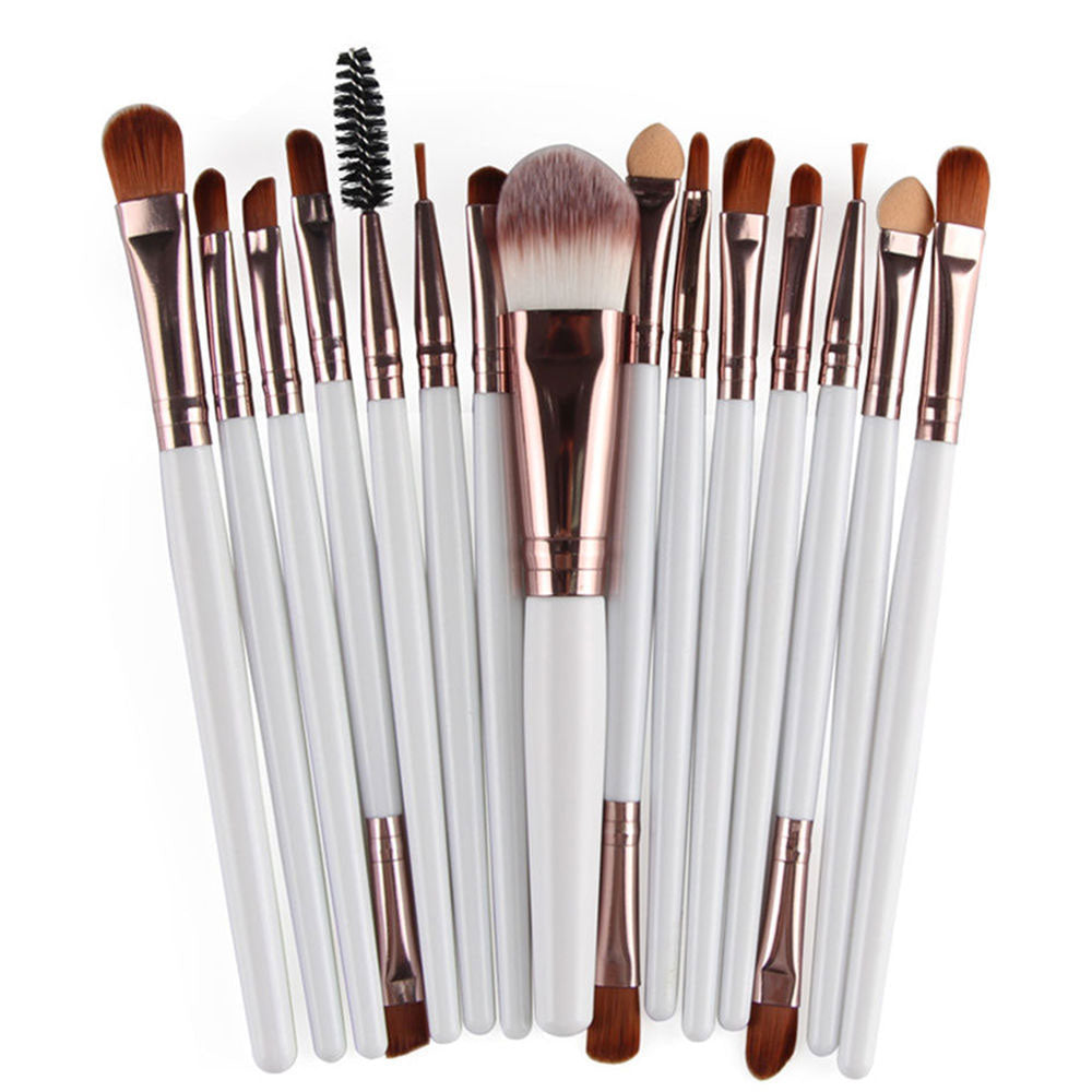 MAANGE 6/15 Pcs Makeup Brushes Tool Set Cosmetic Powder Eye Shadow Foundation Blush Blending Beauty Make Up Brush Maquiagem