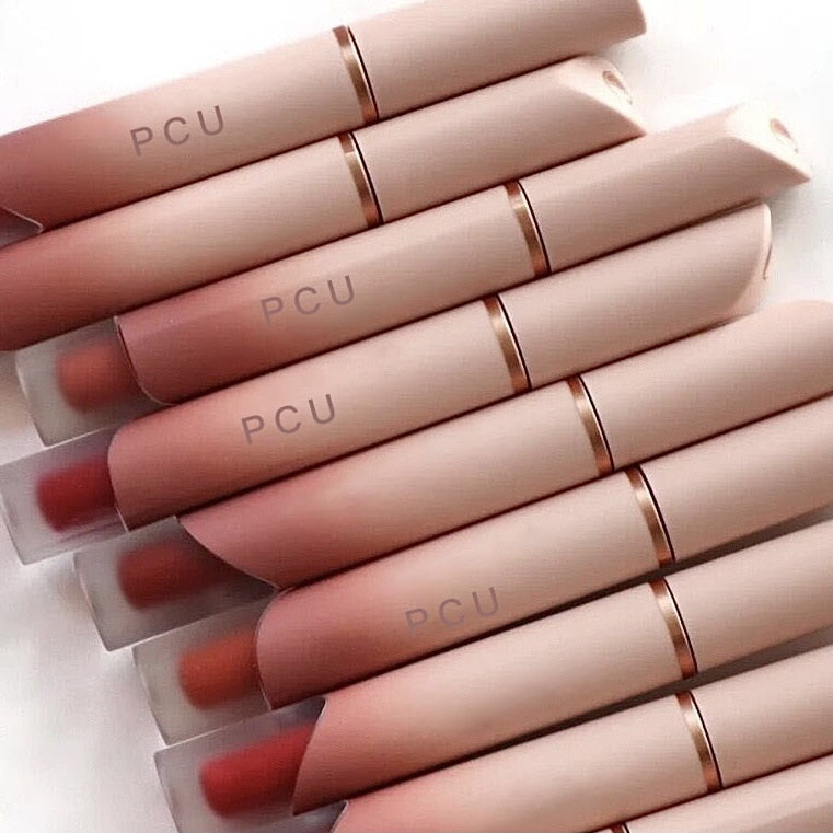 Lip Gloss Matte Velvet Lip Mud Nude Matte Chocolate Lipstick Red Lip Tint Lip Glaze Korean Waterproof Lasting Makeup Cosmetics