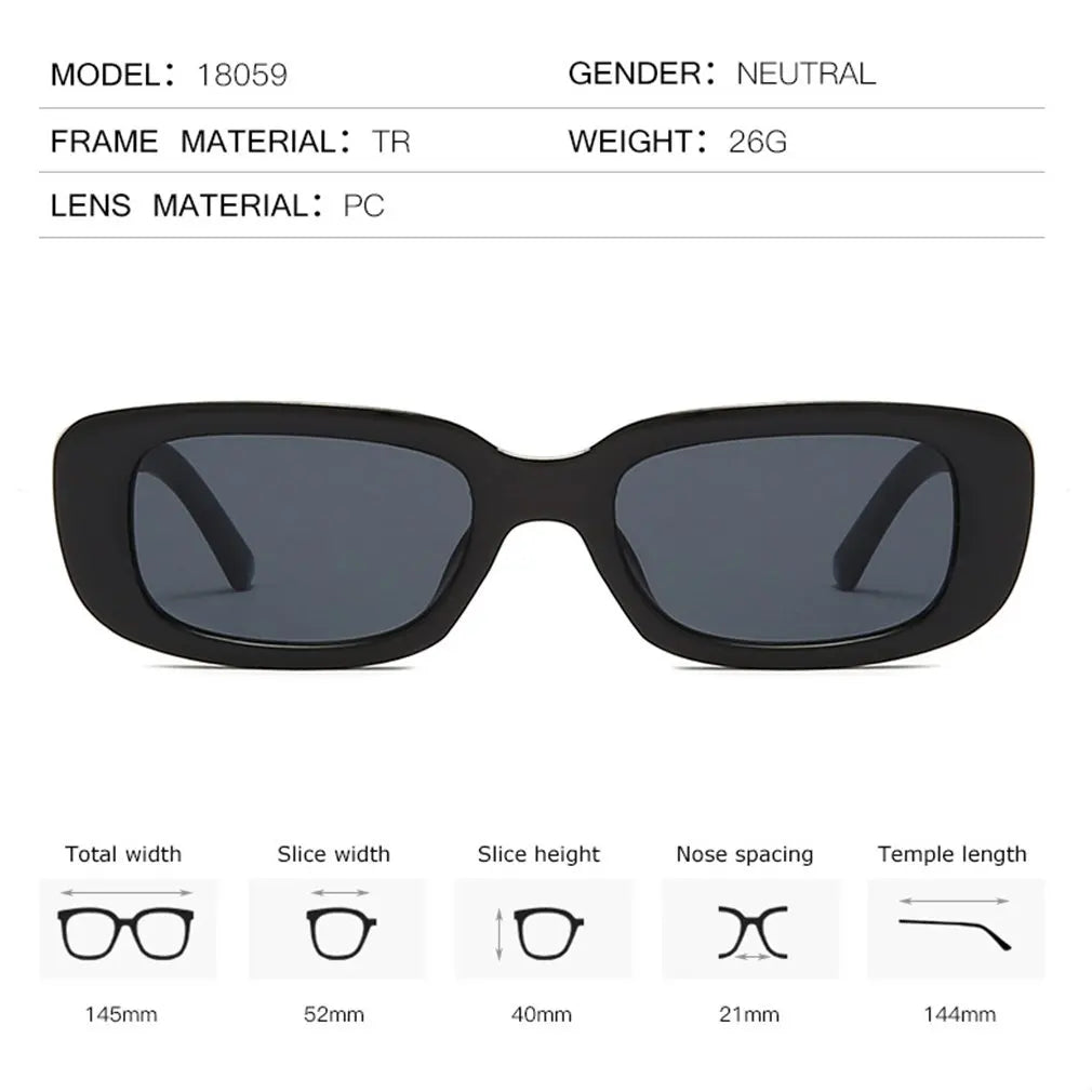 Women Rectangle Vintage Sunglasses Brand Designer Retro Points Sun Glasses Female Lady Eyeglass Cat Eye Driver Goggles