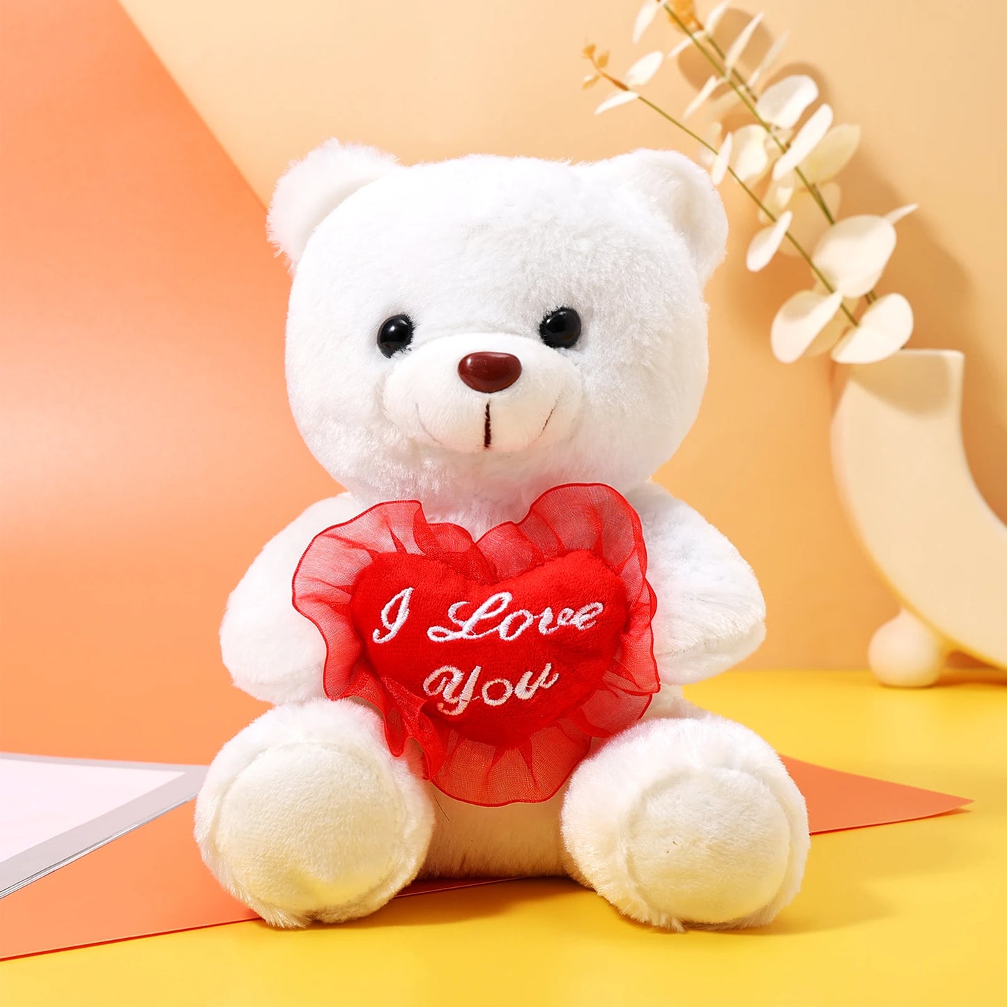 30CM Valentines Day Cute Plush Doll For Children Girlfriend And Wife 22CM LED Glow Teddy Bear Light Up Stuffed Animal Bear New