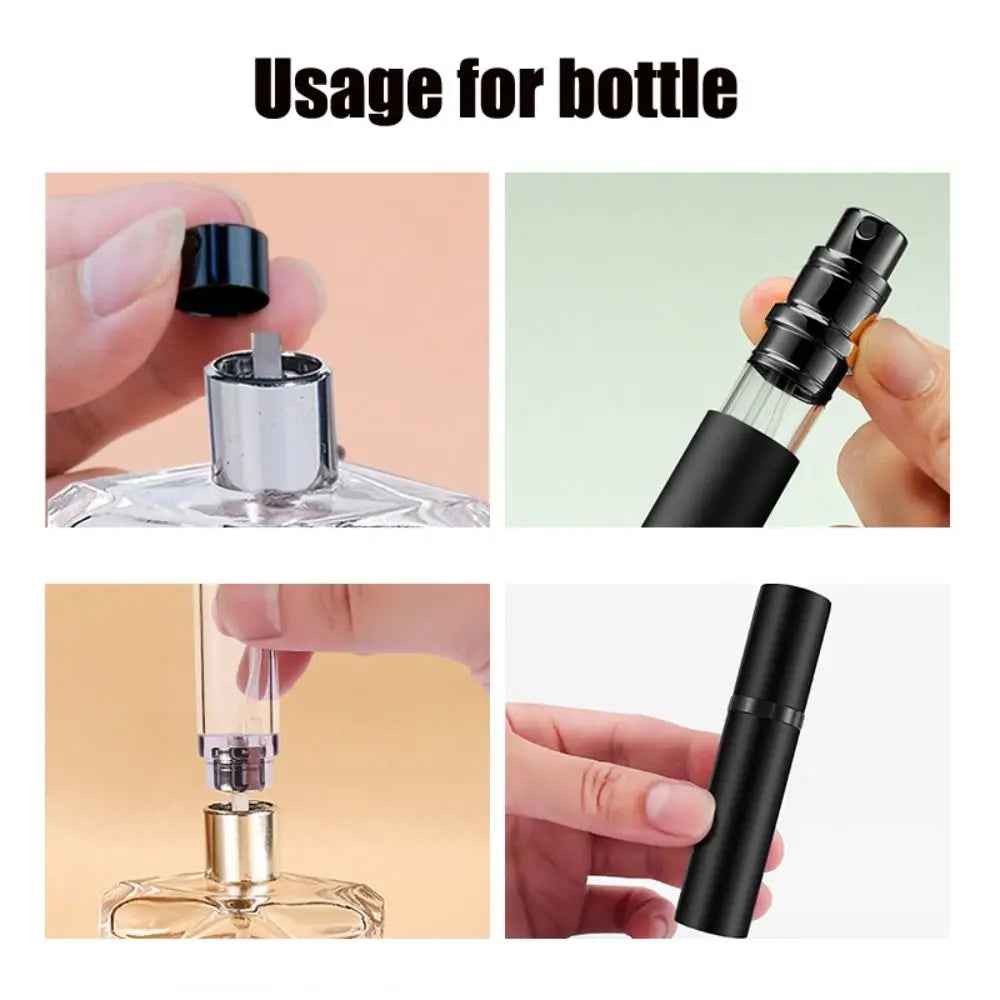 5ml Mini Bottom Filling Perfume Spray Dispenser Bottles Cosmetic Refillable Spray Atomizer Portable Liquid Container Bottle