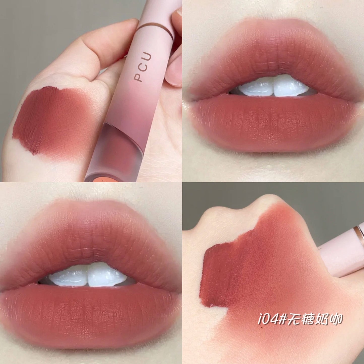 Lip Gloss Matte Velvet Lip Mud Nude Matte Chocolate Lipstick Red Lip Tint Lip Glaze Korean Waterproof Lasting Makeup Cosmetics