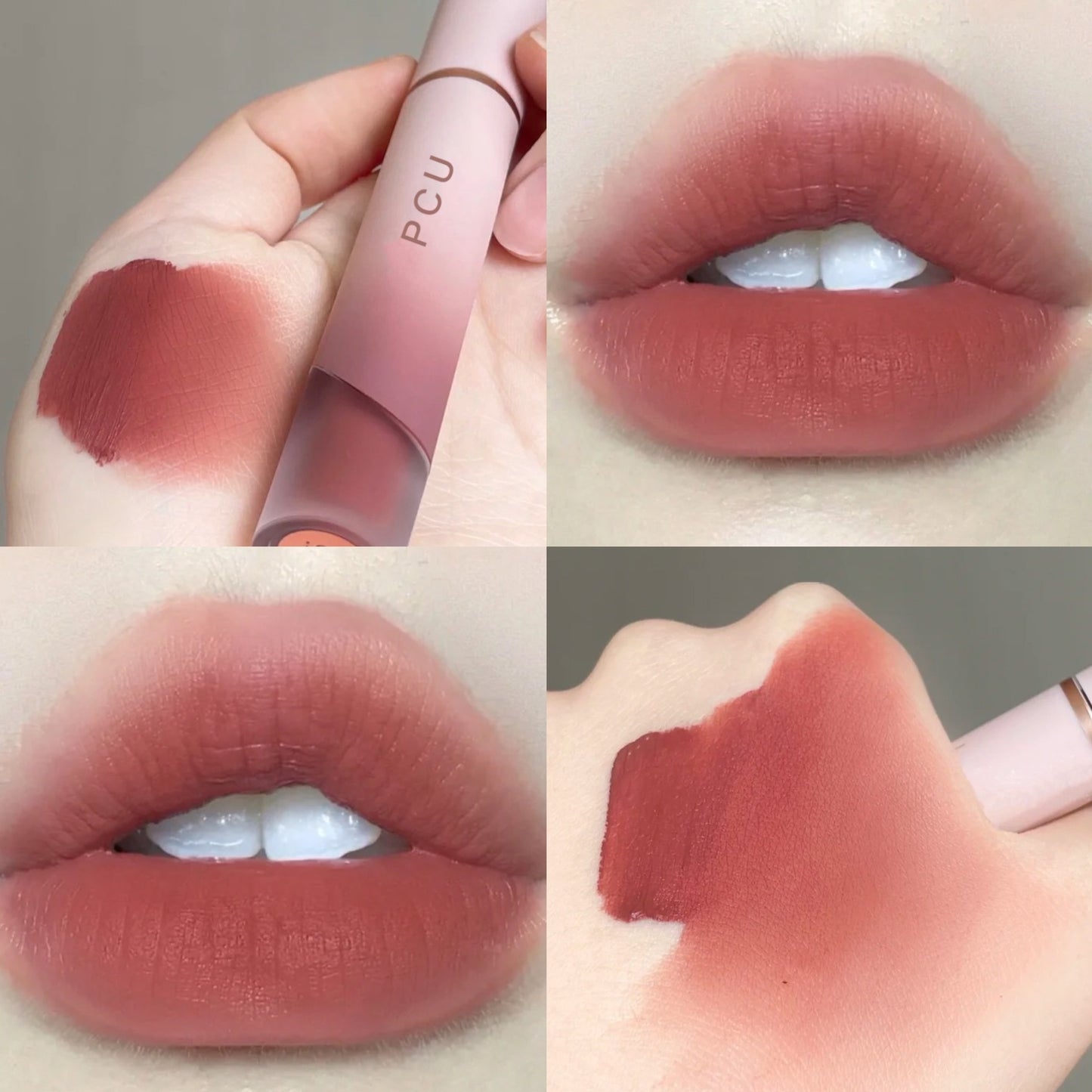 Lip Gloss Matte Velvet Lip Mud Nude Matte Chocolate Lipstick Red Lip Tint Lip Glaze Korean Waterproof Lasting Makeup Cosmetics